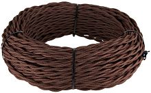 Ретро провод витой Werkel 2х1,5мм коричневый (20м) картинка 